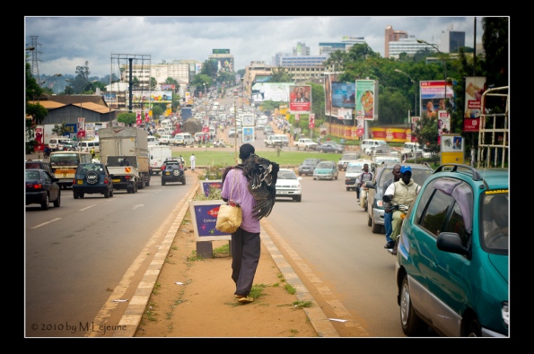 "Jinja-Road in Kampala"
